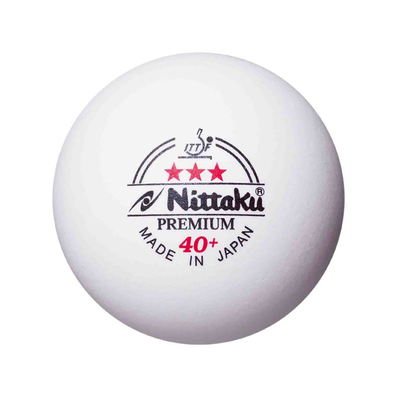 Nittaku Ball Premium 40+ Cell Free 3er – Bild 2