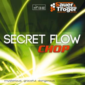 Sauer & Tröger Belag Secret Flow chop 1,0 mm rot