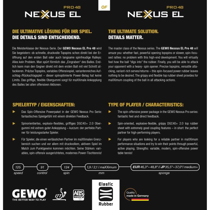 GEWO Belag Nexxus EL Pro 48 – Bild 4