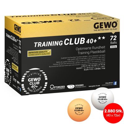 GEWO Ball Training Club 40+ ** 40x 72er Karton