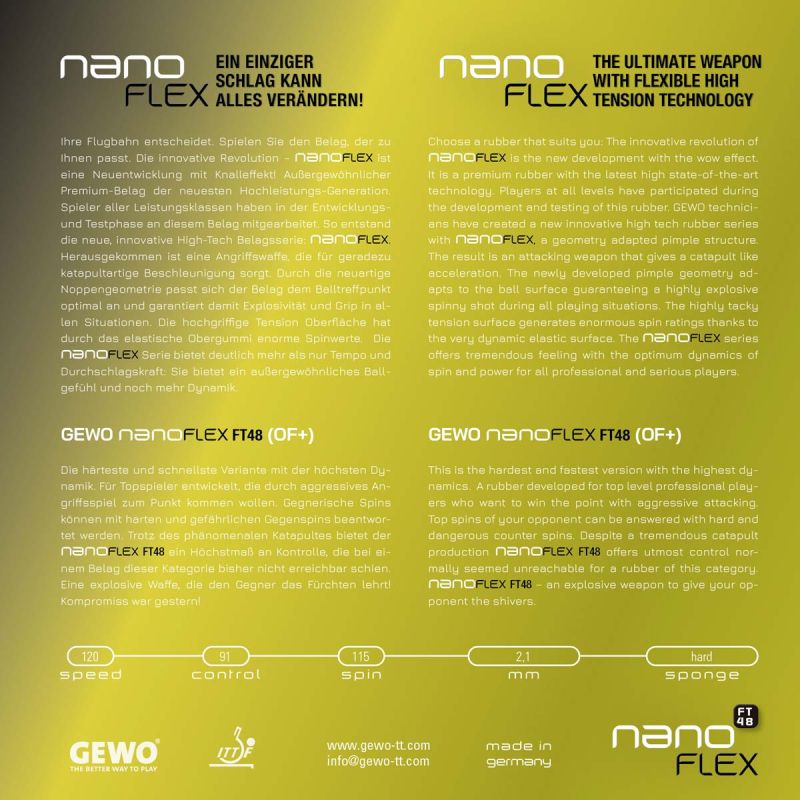 GEWO Belag nanoFLEX FT48 – Bild 2