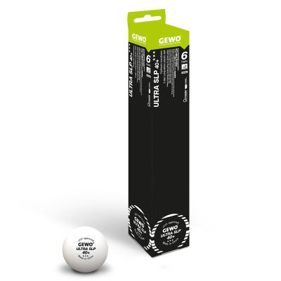 GEWO Ball Ultra SLP 40+ *** 6er - Wettkampfball aus Plastik nahtlos