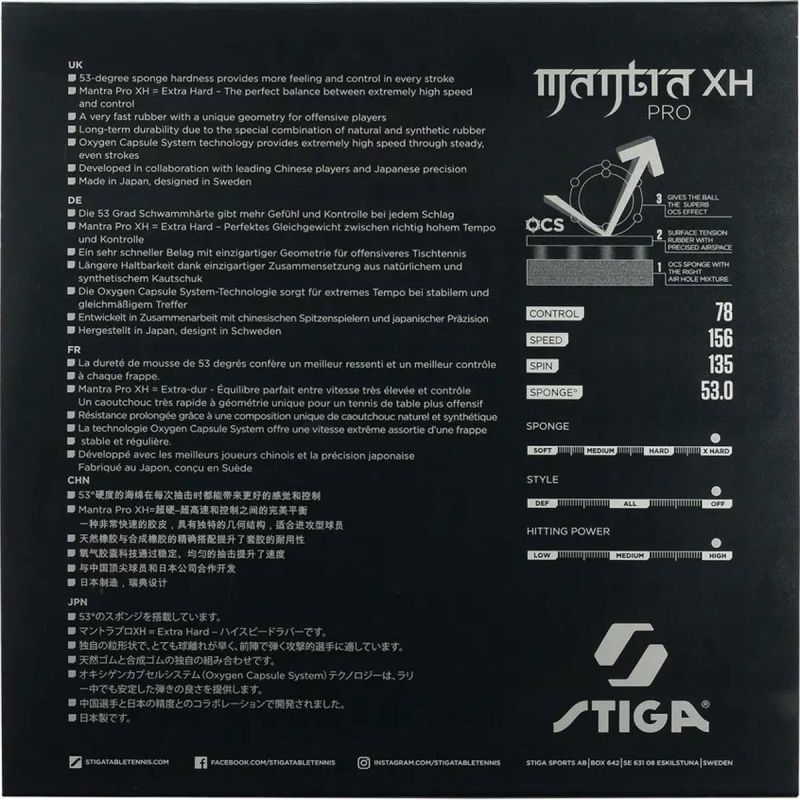 Stiga Belag MANTRA PRO XH – Bild 3