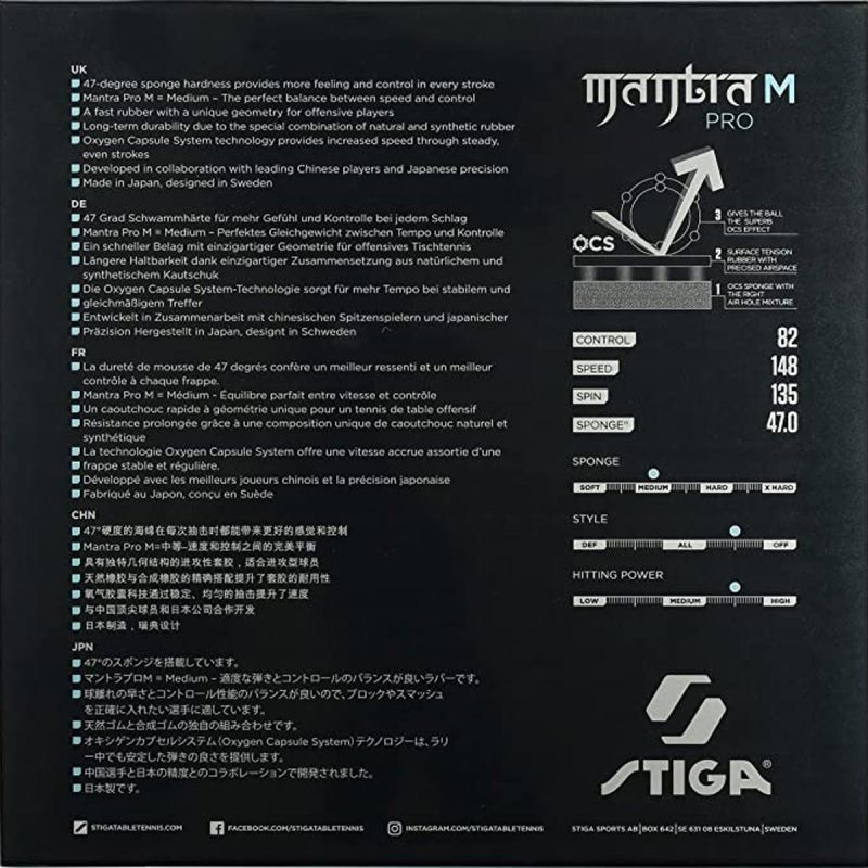 Stiga Belag MANTRA PRO M – Bild 2