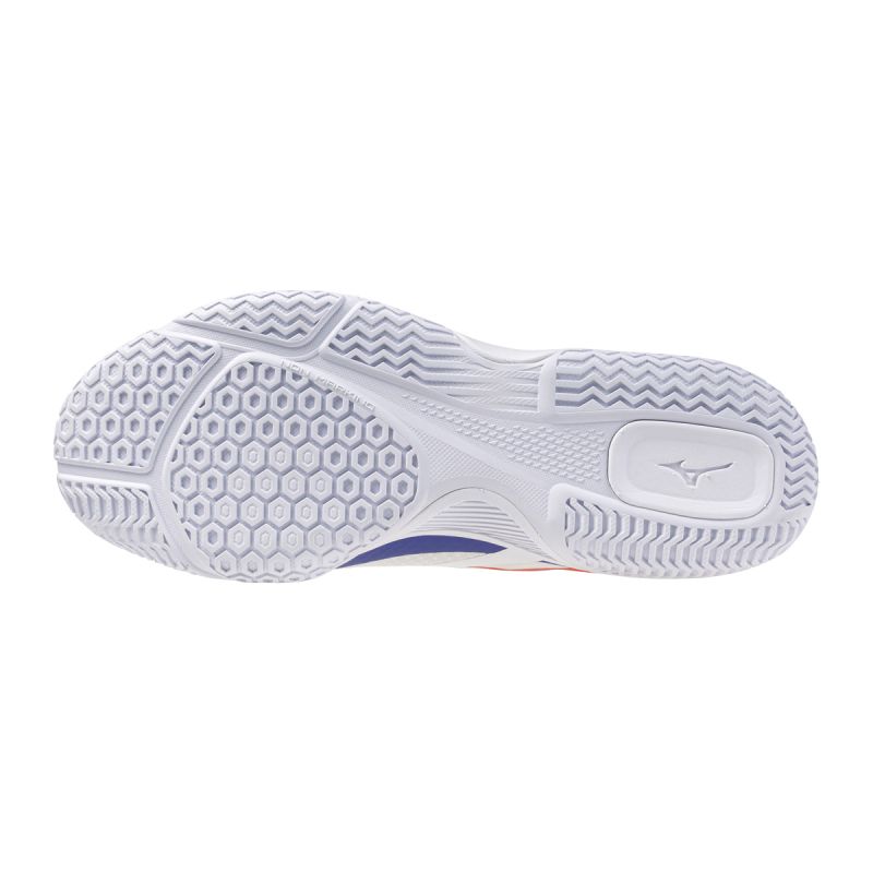 Mizuno Schuh Wave Medal 8 weiß/blau – Bild 2