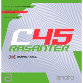 Andro_RASANTER C45 - C steht für den perfekten Counterspin_Holz 2,0 mm rot