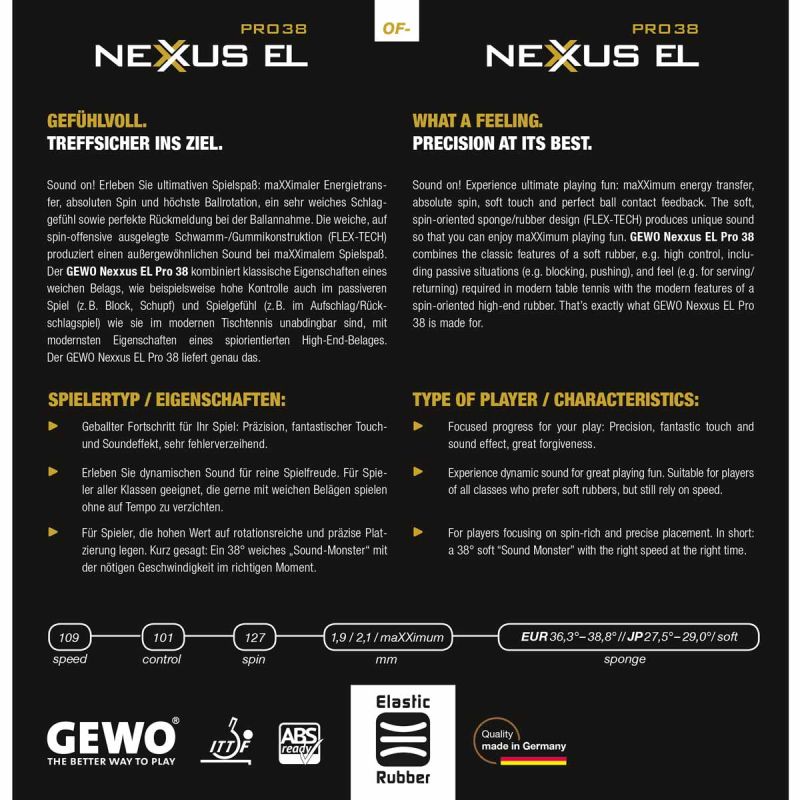 GEWO Belag Nexxus EL Pro 38 – Bild 4