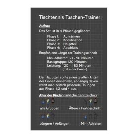 Nordlicht-Tischtennis Taschen-Trainer: Jugend - Basistraining – Bild 2