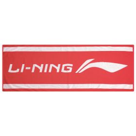 LI-NING Handtuch Normal LOGO rot/weiß