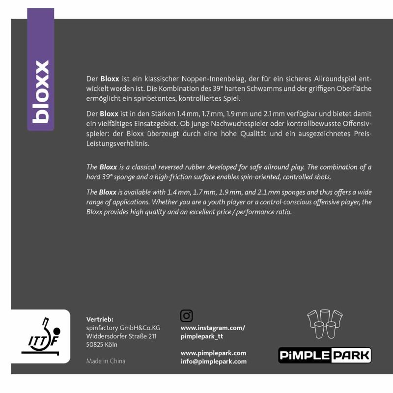 PiMPLEPARK Belag Bloxx – Bild 2
