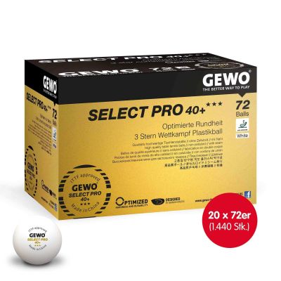 GEWO Select Pro 40+ 20x 72er Karton