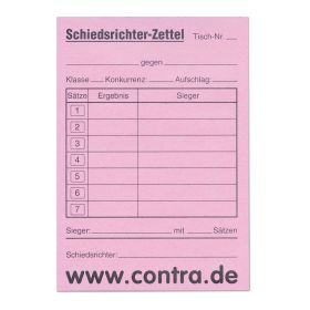 Schiedsrichterzettel-Block – Bild 2