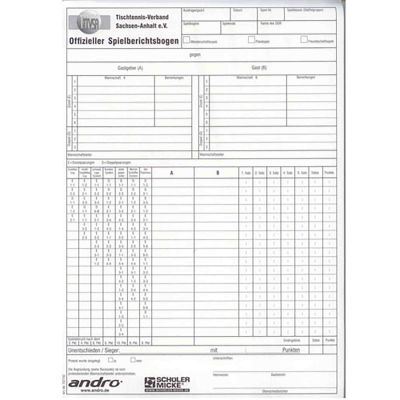 Andro Spielblock Sachsen-Anhalt